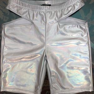 Mystic Deceiver Cutout Biker Shorts Club Exx M